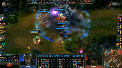LCS NA W10D1 Game 2 CLG vs TSM