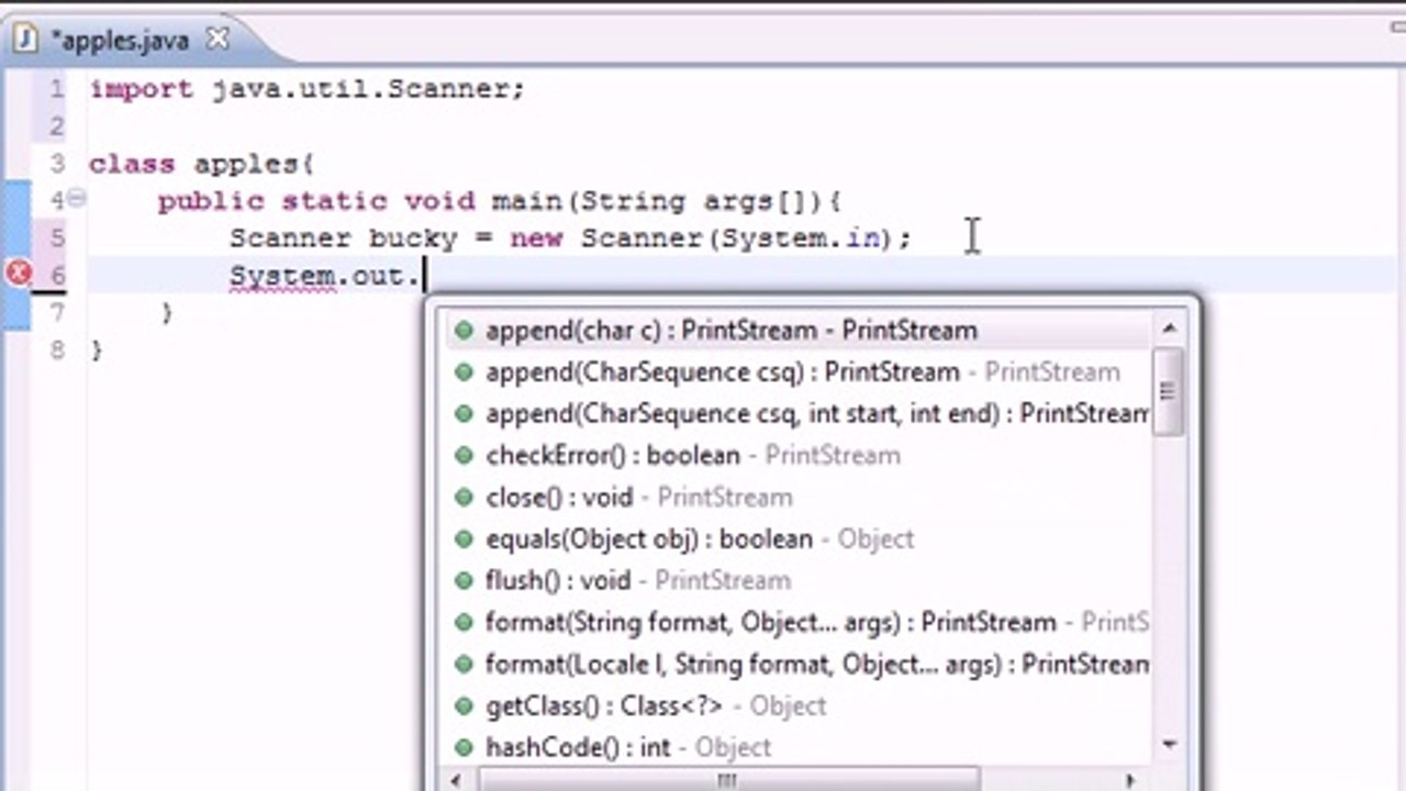 Java Level 1 Tutorial - 6 - Getting User Input