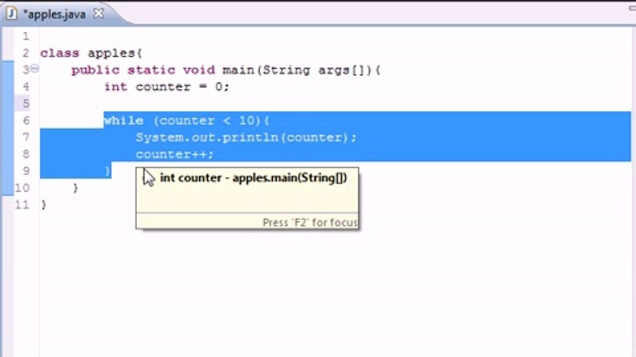 Java Level 1 Tutorial - 13 - While Loop