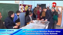 AK Parti Erzincan Belediye Başkan Adayı Cemalettin Başsoy Oyunu Kullandı