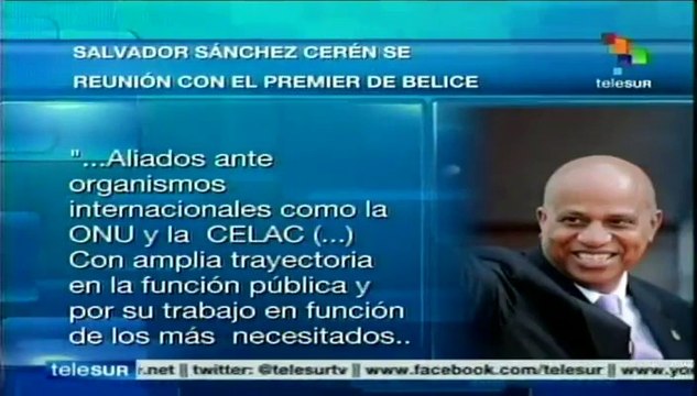 Velará el premier de Belice para mejorar situación de salvadoreños
