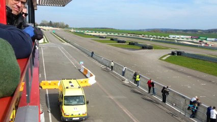 Side car Sebastien Seret, circuit de  Mettet 29/03/2014