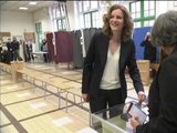 Municipales 2014: Nathalie Kosciusko-Morizet a voté - 30/03