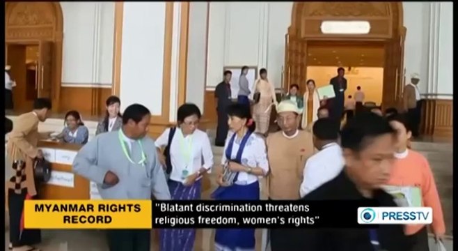 هيومان رايتس ووتش تنتقد حظر الزواج بين الأديان ميانمار -PressTV HRW slams Myanmar interfaith marriage ban