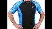 Cheap Aqua Design Men's Big Wave Rash Guard Short Sleeve Surf Swim UPF 50+ Shirt
