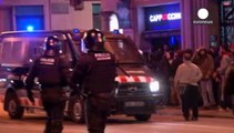 Disturbios en Barcelona tras la marcha #desobediencia2014
