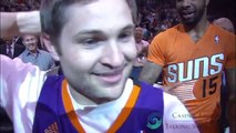 Un fan des Suns marque un panier du milieu de terrain et gagne 77 000 dollars!