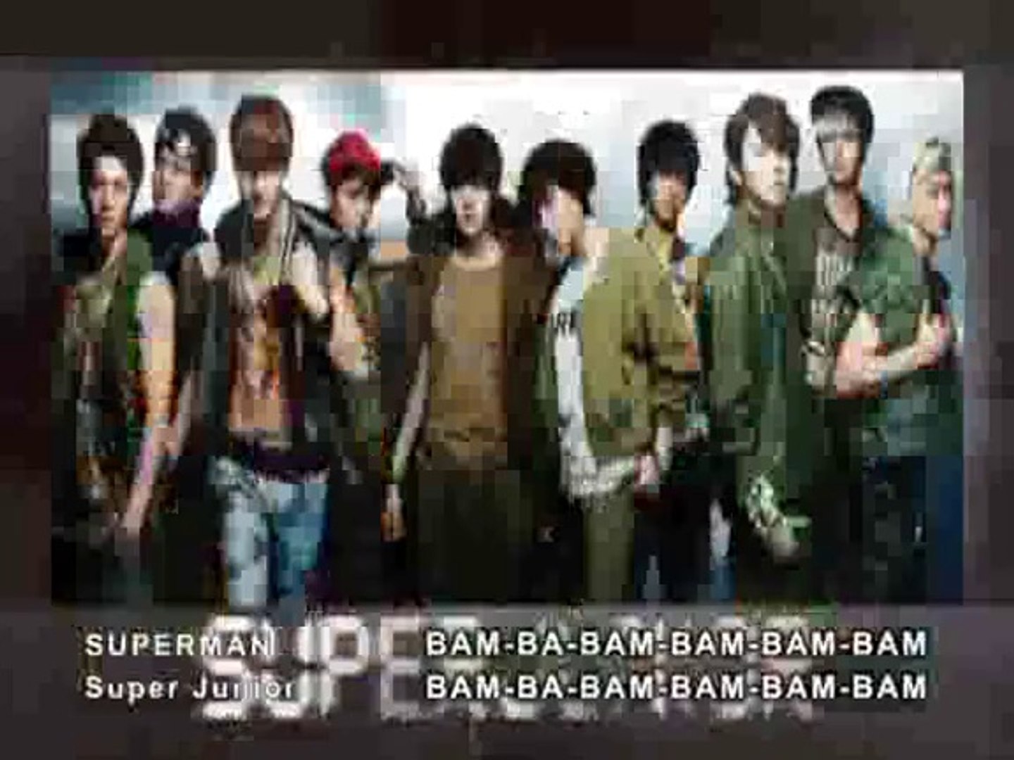 Super Junior Superman Video Dailymotion