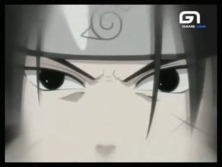 Haku vs Sasuke et Narut