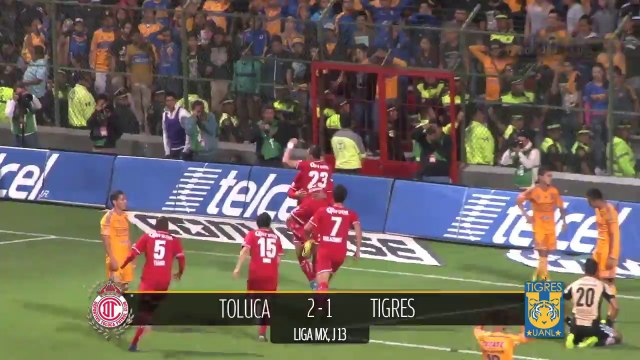 Toluca 2 - 1 Tigres... Agónico triunfo del Toluca lo tiene a un paso de la Liguilla