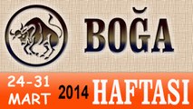 BOĞA Bu HAFTA Burç ve Astroloji Yorumu(31 Mart - 7 Nisan 2014) Astrolog DEMET BALTACI, Bilinç Okulu