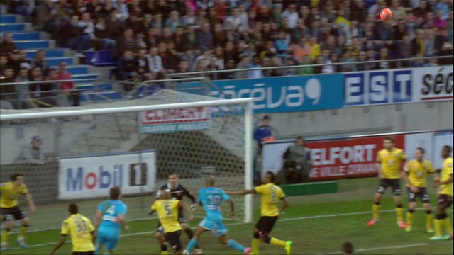 But Nicolas NKOULOU (90ème) - FC Sochaux-Montbéliard - Olympique de Marseille - (1-1) - 29/03/14 - (FCSM-OM)
