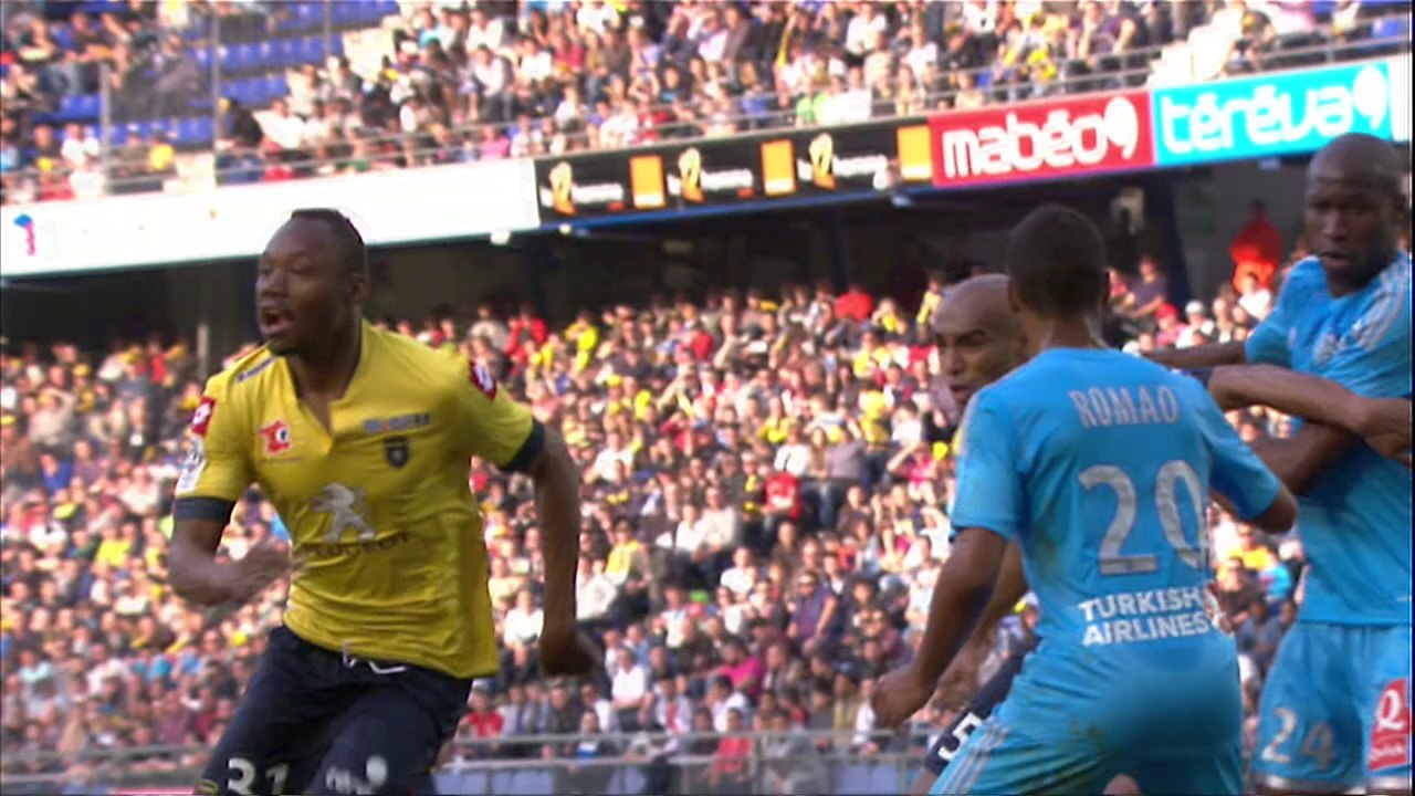 But Stoppila SUNZU (25ème) - FC Sochaux-Montbéliard - Olympique de Marseille - (1-1) - 29/03/14 - (FCSM-OM)
