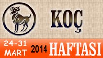 KOÇ Bu HAFTA Burç ve Astroloji Yorumu(31 Mart - 7 Nisan 2014) Astrolog DEMET BALTACI, Bilinç Okulu
