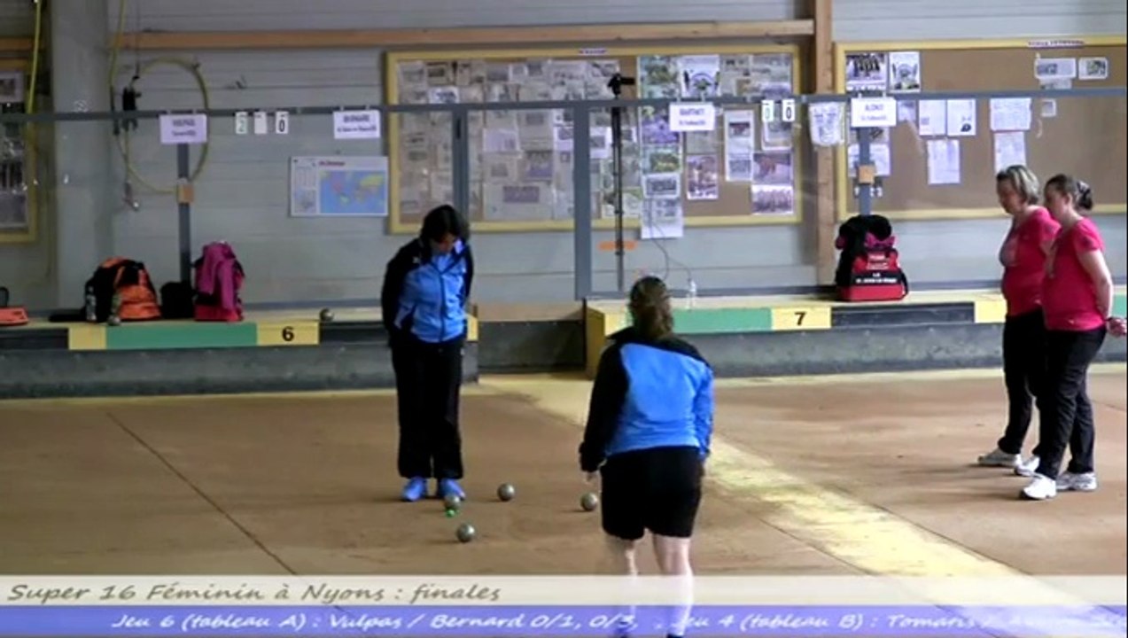 Finale, Quatrième étape du Super 16, Sport Boules, Nyons 2014