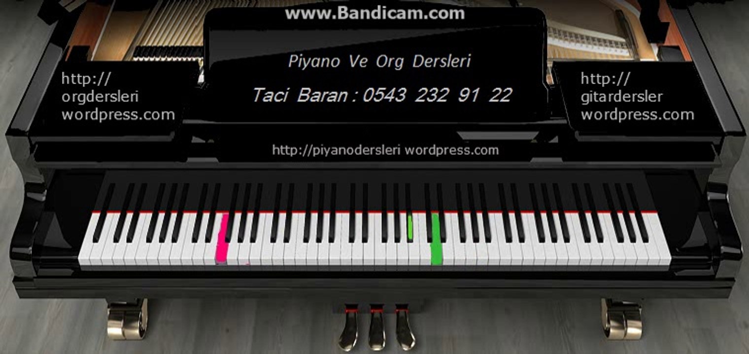 PİYANO DERSİ : Hungarian Dance - Taci Hoca - 0543 232 91 22