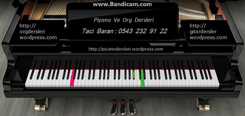 PİYANO DERSİ : Hungarian Dance - Taci Hoca - 0543 232 91 22