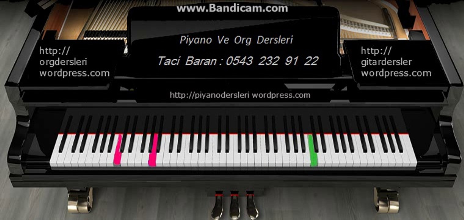 PİYANO DERSİ : symphony no_ 40 - Taci Hoca - 0543 232 91 22
