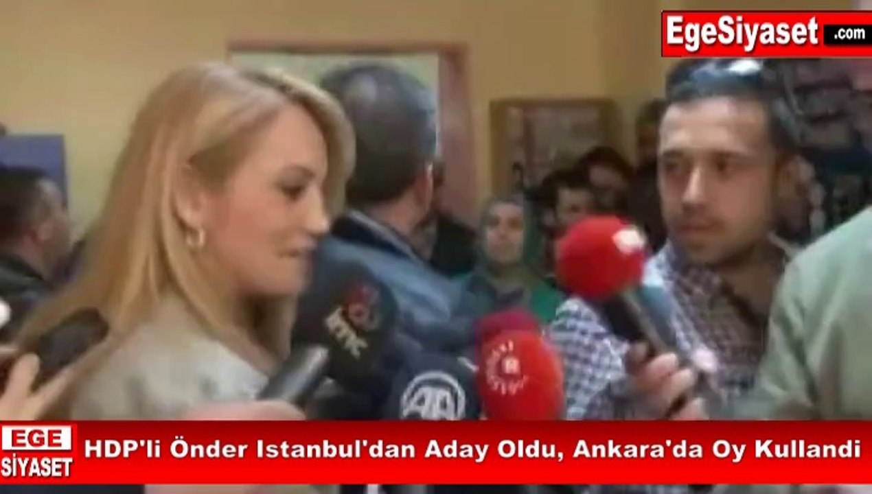 Sırrı Süreyya Önder Kendine Oy Veremedi