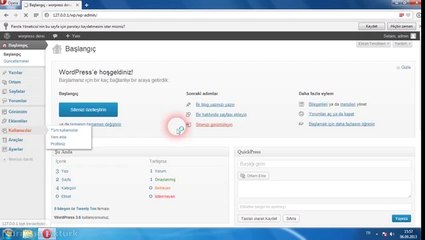 Wordpress - 3. Ders (WordPress'de Kullanıcılar)