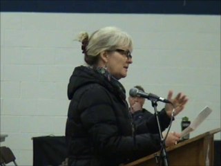 Carol Whitter speaks to Esquimalt Town Hall Meeting 03,22,2014 Re: CRD's Sewage Treatment Plant Proposal