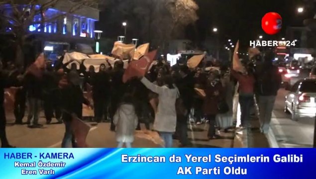 Erzincan da Yerel Seçimlerin Galibi AK Parti Oldu