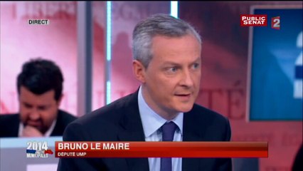 Bruno Le Maire : "Le problème aujourd'hui en France, c'est François Hollande"