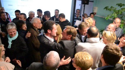 Second tour des municipales : l'euphorie de Bernard Debaecker