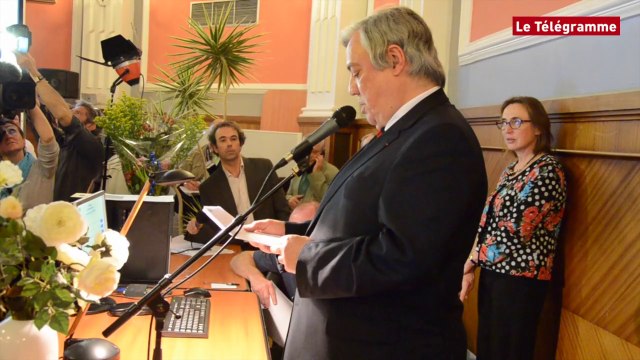 Saint-Brieuc. Municipales : le discours de Bruno Joncour