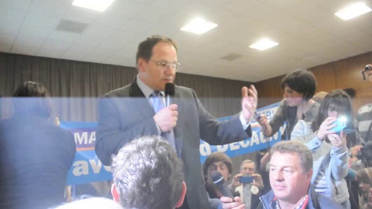 Le triomphe d'Arnaud Decagny qui succède à Rémi Pauvros, à la mairie de Maubeuge