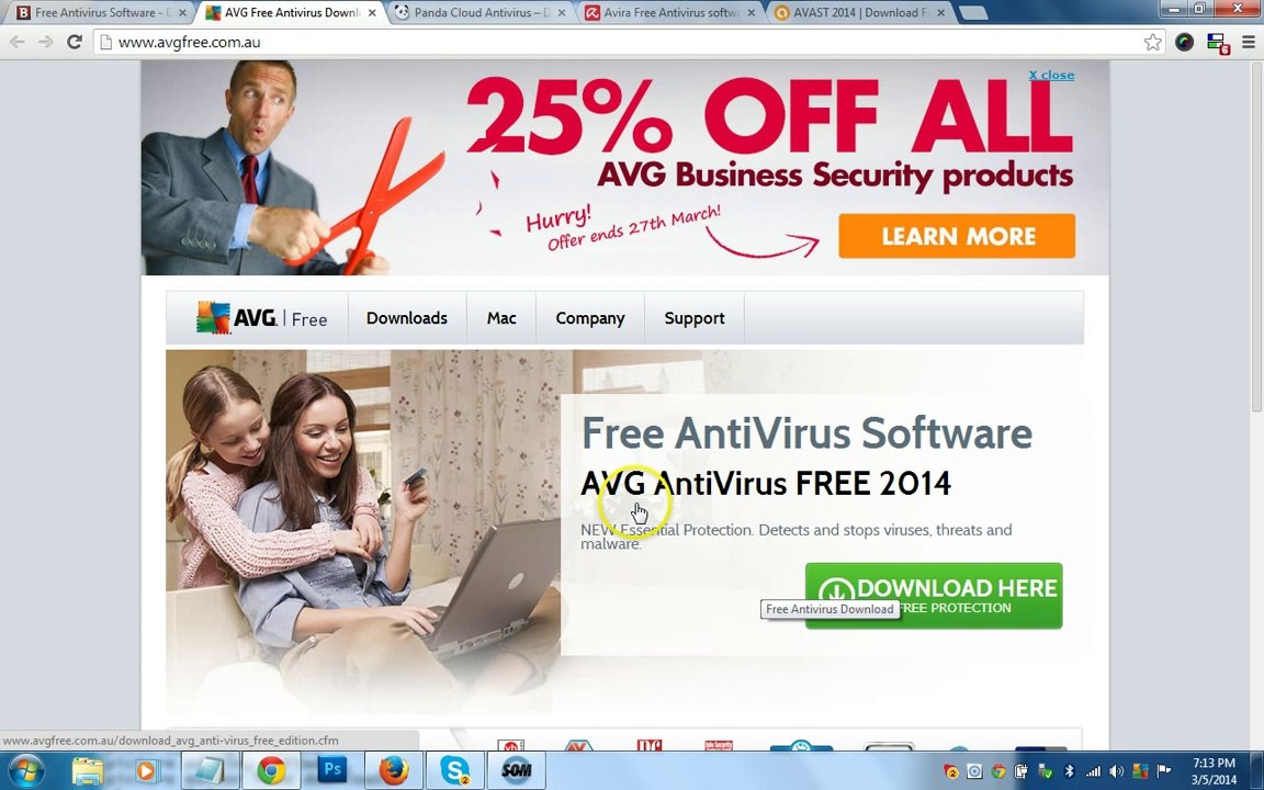 Top 5 Free Antivirus Software Download|Best Free Antivirus Software|AVG Free Edition