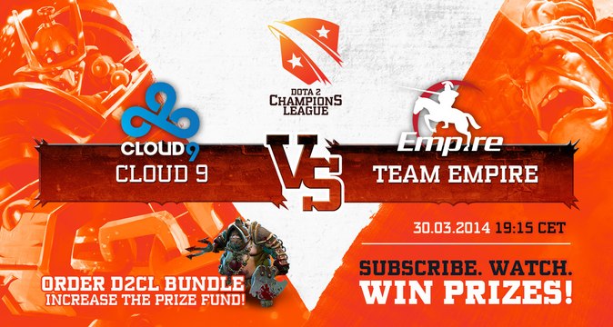 Team Empire vs Cloud 9 Game 2 - Dota 2 Champions League Playoffs Semi Final TobiWan & Capitalist