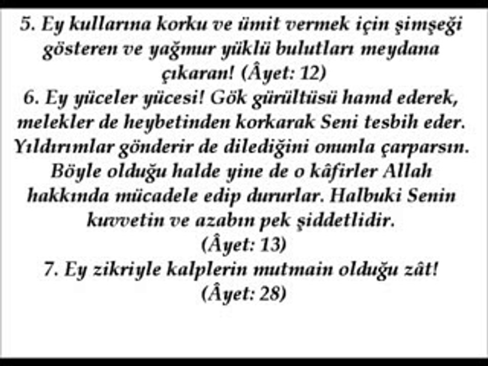 Hz. Osman (r.a) Münacatül Kuran