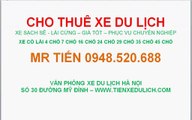 CHO THUÊ XE DU LỊCH 7 CHỖ HÀ NỘI 0948520688