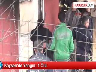 İnşaatın Bekçi Kulübesinde Yangın: 1 Ölü