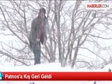 Patnos'a Kış Geri Geldi