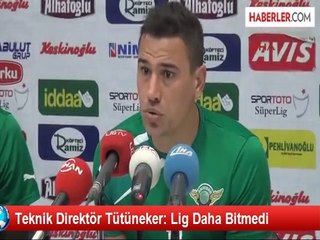 Teknik Direktör Tütüneker: Lig Daha Bitmedi