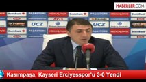 Kasımpaşa, Kayseri Erciyesspor'u 3-0 Yendi