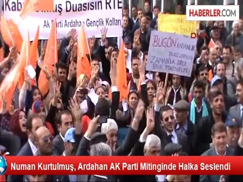 Numan Kurtulmuş, Ardahan AK Parti Mitinginde Halka Seslendi