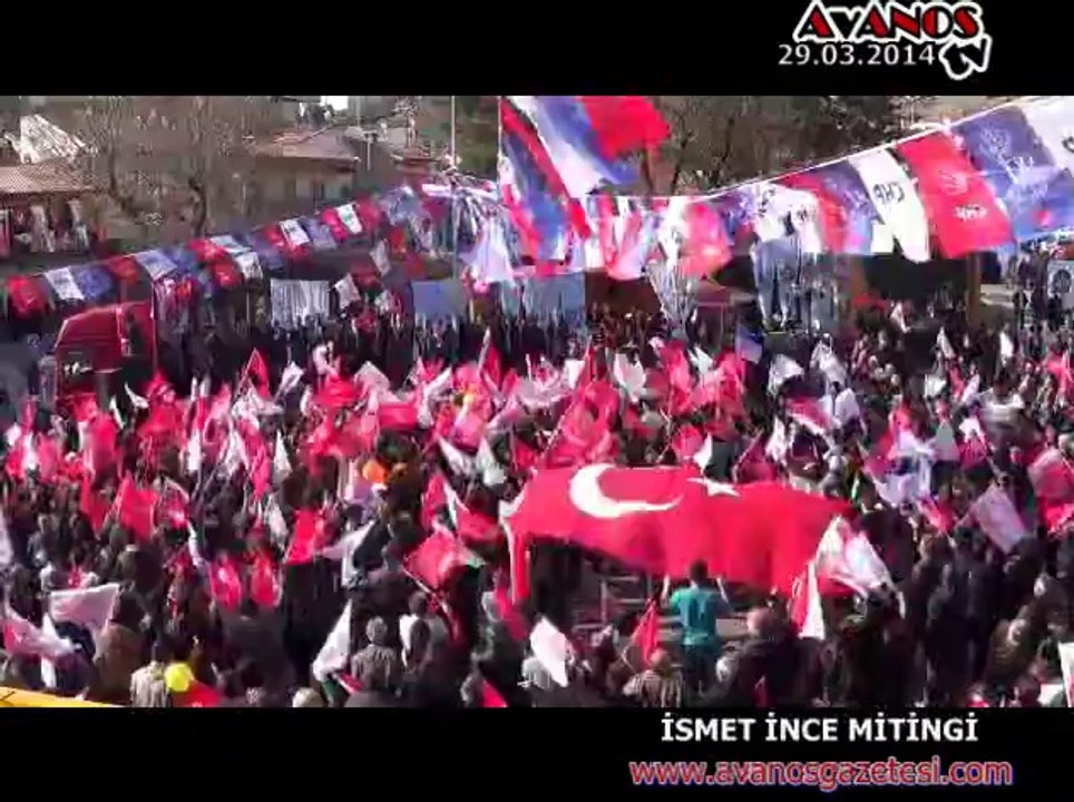 CHP Avanos Belediye Başkan Adayı İsmet İnce Mitingi