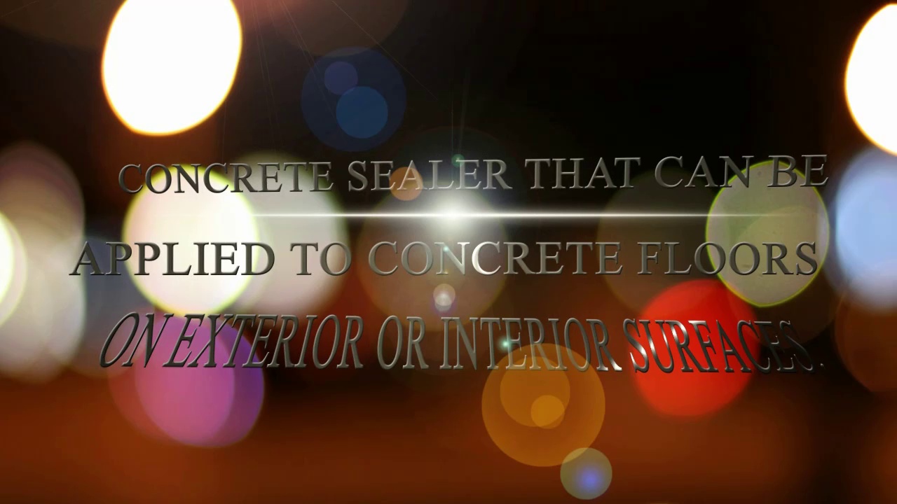 Concrete Floor Sealer