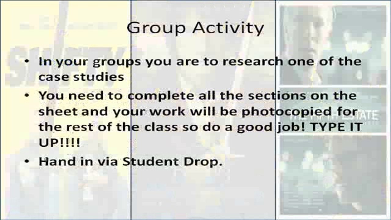 Intro to unit