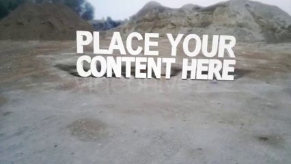 Construction Site - Tracked Scene 2 - After Effects Template