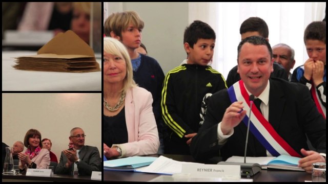 Installation du Conseil Municipal à Montélimar. Franck Reynier élu Maire