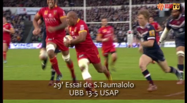 UBB vs USAP - Résumé du match