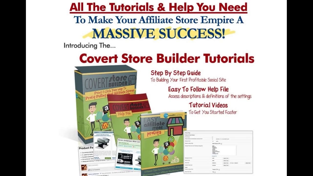 Covert Store Builder Theme Review - Build Affiliate Sites in Minutes!