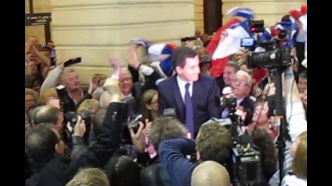 Proclamation des résultats du second tour des municipales de Tourcoing.