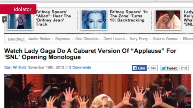 Spinmedia - Lady Gaga and R Kelly Get Naughty On Saturday Night Live