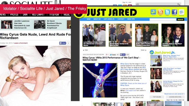 Spinmedia - Hunger Games star Jennifer Lawrence on Miley Cyrus - 'Young Sex Sells'