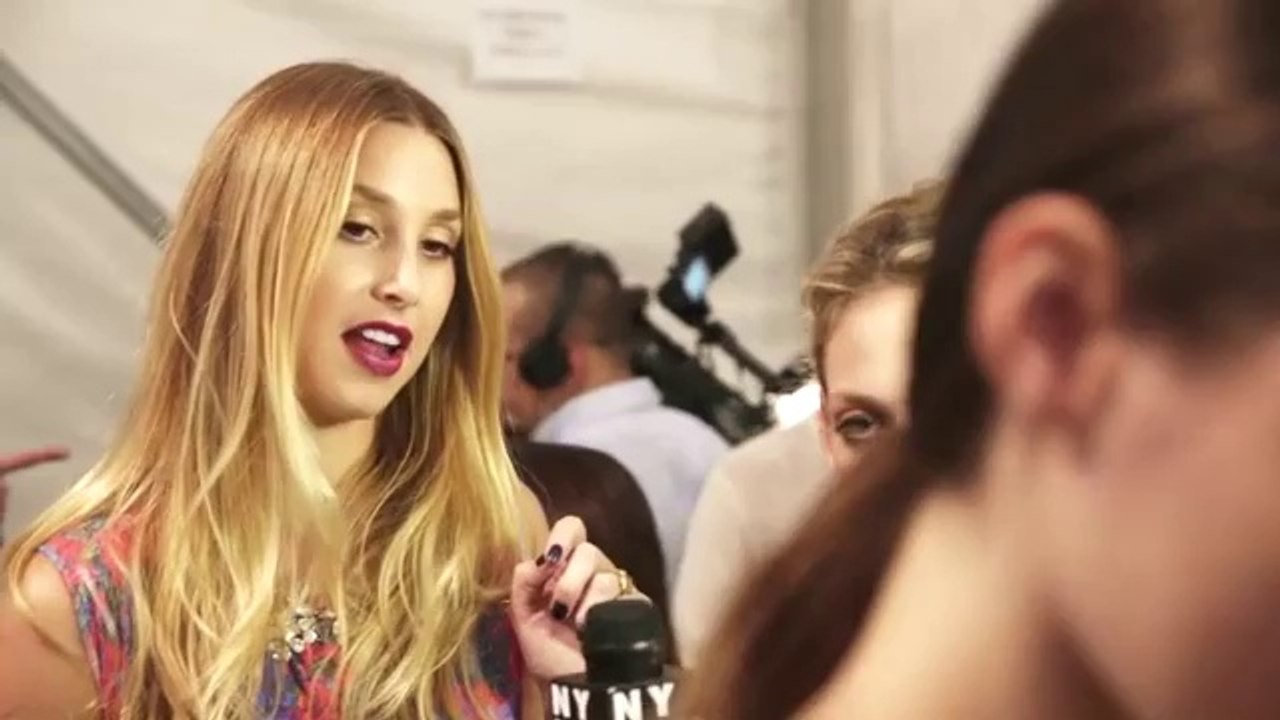 Whitney Ports Goes Backstage at BCBG Maz Azria, Visits Richard Chai